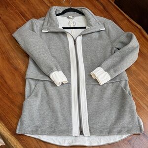 LululemonGray Women's Jacket/sweater White Accents